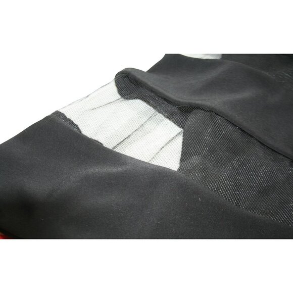 Ralph Lauren LRL Black A-Line Tulle Accent Size 6 Formal Party Cocktail Dress - Picture 5 of 6